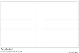 Outsiders often misunderstand the union flag as england flag. Flag Of England United Kingdoms Coloring Pages Printable