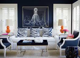 Started in 1996 have repainted once same colors to freshen up. Navy Blue Living Room Ideas Adorable Home