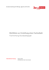 6.1 beispiel für das titelblatt einer facharbeit. Https Www Berlin De Sen Jugend Fachkraefte Erzieherberuf Facharbeit Fsozpaed 2018 Pdf