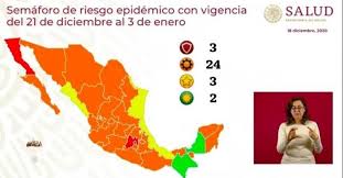 En la conferencia vespertina 112 desde palacio nacional, explicó que para la construcción del mapa de riego covid 19 se toman en cuenta cuatro indicadores: Mapa Asi Esta El Color Del Semaforo Por Covid 19 Estado Por Estado El Heraldo De Mexico