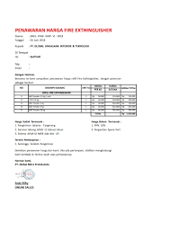 Apakah anda sedang mencari informasi mengenai surat penawaran? Displaying Items By Tag Daftar Harga Perlengkapan Pemadam Kebakaran Alatpemadam Online