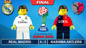 El mundial de clubes se disputará en los estadios ciudad de la educación y áhmad bin ali. Club World Cup Japan Final 2016 Real Madrid Vs Kashima Antlers 4 2 Lego Football Highlights Youtube
