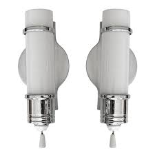 Some designer pieces from mueller, degue, petitot, moulded glass as streamline pieces from art deco sconces for sale: Wall Lights 1930 S Style Art Deco Sconces Black White Lamps Lighting Ceiling Fans Patterer Wall Fixtures