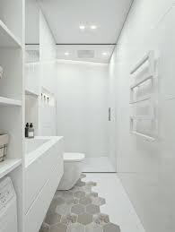 Idwhite Designs A Tiny Contemporary Apartment In Kaunas Lithuania Bathroom Design White Bathroom Decor Small White Bathrooms