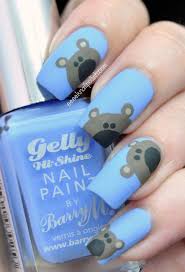 50 Animal Themed Nail Art Designs To Inspire You Animal Nail Art Bears Nails Animal Nails