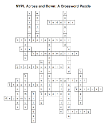 Check spelling or type a new query. Nypl Across And Down Crossword Puzzle Answer Key The New York Public Library