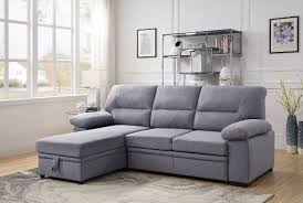 Buy top selling products like destination summer zero gravity chair and never rust aluminum chaise lounge. Acme 55525 Nazli Drake Gray Fabric Sectional Sofa With Pop Up Chaise With Storage And Sleep