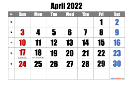 Free Printable April 2022 Calendar Pdf And Png In 2020 Printable Calendar Template Calendar Printables 2021 Calendar