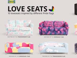 2 seater leather sofa small corner sofa ikea small sofa view photo 19 of 20. Odd Corporate Robotic Pride Couches Social Media Users Mock Ikea S New Pride Sofa Collection The Independent