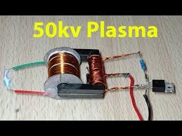 50kv High Voltage Plasma Inverter From 3 7v Youtube Electronics Mini Projects High Voltage Electronics