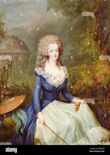 Marie-Antoinette, Queen of France (1755-1793) in front of the Temple of  Love at the Chateau de Versailles, portrait painting in oil on canvas by  Jean-Baptiste Andre Gautier-Dagoty, 1780 Stock Photo - Alamy