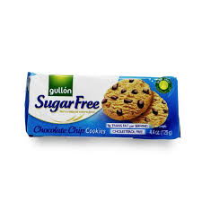 This imported smooth belgian dark chocolate is sweetened with maltitol, is diabetic and tooth friendly, dairy free, and has no sugar added. Gullon Sugar Free Chocolate Chip Cookies The Diabetes Store