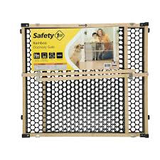 After all, there is a whole new world to explore. Safety Gate 27 42in 24 H Bamboo Frame Safety 1st All Brands Saco Store