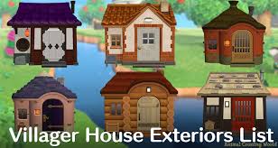 Every Villager Has A Unique And Different House Exterior Design In Animal Crossing New Horizon In 2020 Animal Crossing Animal Crossing Villagers Animal Crossing Guide