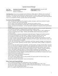 Manage the daily operation of the following departments: General Manager Assistant Job Description Template Templates At Allbusinesstemplates Com