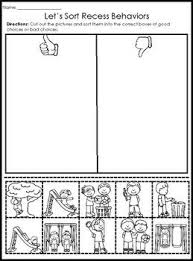 Behavior Picture Sorts Back To School Fun Kindergarten Worksheets Preschool Learning Activities School Worksheets