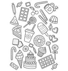 Cute dessert adorable kawaii food coloring pages in addition, it will include a picture of a sort that could be seen in the gallery of cute dessert adorable kawaii food coloring pages. Colouring Pages Cake Line Art Vector Images 84