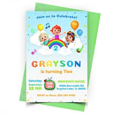 Cocomelon invitation template for baptism. 5 Cocomelon Invitation Free Low Cost Templates