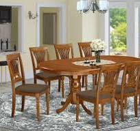 Las mejores ofertas en Juego de 8 muebles de comedor ...