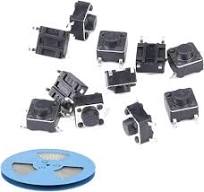 Amazon.com: 100Pcs Push Button Switch 6 * 6 * 5 Tact Switch ...