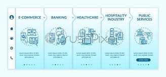Securely access your accounts, pay bills, transfer funds and get help anytime and anywhere. Online Access To Services Onboarding Vector Template Stock Vector Crushpixel