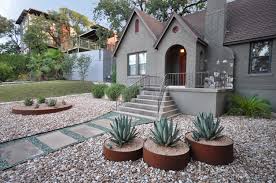 Articulated Design Modern Landscape Austin Tx Modern Landscape Design Xeriscape Front Yard Landscape Design