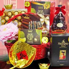 chinese new year her gift basket