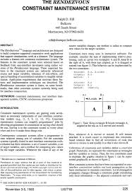 The Rendezvous Constraint Maintenance System Proceedings Of The 6th Annual Acm Symposium On User Interface Software And Technology