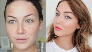 flawless natural makeup for freckles