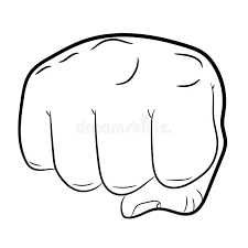 How to make a cartoon fist look human? Clenched Fist Side View On White Of Illustrations Stock Illustration Illustration Of Punching Powerful 84575450