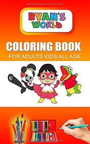 Toddler boy coloring pages luxury christmas colouring free to print and colour meriwer drawing page. Ryan S World Coloring Book For Adults And Kids All Age Color Rayan Book Toys Pages Unofficial Book Buy Online In Bahamas At Bahamas Desertcart Com Productid 181861654