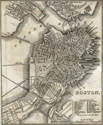 Map Of Boston Google Search Boston Map Map Vintage Maps