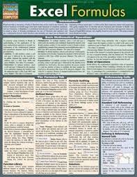 Excel 2013 Formulas Advanced Laminated Reference Guide 9781423222903 Barcharts Publishing Inc Makers O Microsoft Excel Formulas Excel Formula Excel Hacks