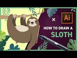 We Are Excited To Feature Our Teams 10 Best Sloth Illustrations Of 2019 Followed By Our T Adobe Illustrator Graphic Design Learning Graphic Design Illustration
