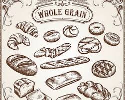 Vintage Bread Drawing Vector Jpg 350 280 Comida Decoracion De Panaderia Pizzarras