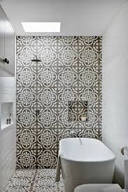 Bespoke mosaics there's nothing more pop culture and modern than a bespoke mosaics pattern of marilyn in your bathroom—pair it with a vibrant colour for the finishing touch. 25 The Best Bathroom Tile Ideas And Design For 2018 This Modern Day Bathroom Utilizes A Minimal Color Desig Bathroom Design Moroccan Bathroom Bathroom Decor