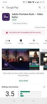 Which version of premiere rush are you using? Adobe Premiere Rush Oneplus Community