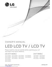 Owner's manual manual del propietario. Lg 47ls4500 Manuals Manualslib