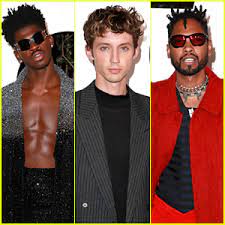 Lil Nas X Goes Shirtless For Performance During GQ Men of the Year Party  2021 | 24kGoldn, Conan Gray, Diplo, Giveon, Lil Nas X, Miguel, Orville  Peck, Quavo, Roddy Ricch, sebastian yatra,