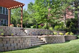 Belgard Backyard Retaining Walls Outdoor Paving Outdoor Landscaping Ideas Backyard