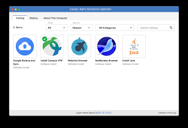 The applications can be reinstalled via self service at any time. Bigfix Self Service