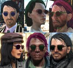High quality pfa1 polyamide lenses, and select lenses powered by zeiss™ means more strength and better clarity. Colourful Commonwealth Sunglasses And Wigs At Fallout 4 Nexus Mods And Community