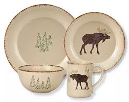 Pasta, gnocchi and so much more. Rustic Retreat Moose Dinner Plate Salad Plate Cereal Bowl Ceramic Mug