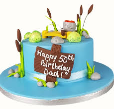 For 60th birthday cakes for men, we have to have made it special, yet have deep meaning. 60th Birthday Fishing Cake For Men