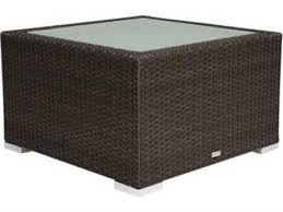 Since it was established, source furniture has dramatically expanded its offerings in contemporary wicker furniture well matched to the upscale outdoor furniture market. Source Outdoor Furniture Lucaya Wicker 29 Wide Square Frosted Glass Top Coffee Table Scsf2012301