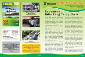 Barang naik, rakyat tanggung dulu. Buletin Ponpes Pondok Pesantren Baiturrahman