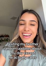 Texting My Sibling Random Updates