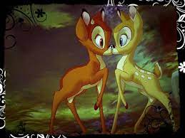 Bambi Kiss Cartoon Cute Cartoon Characters Cute Cartoon