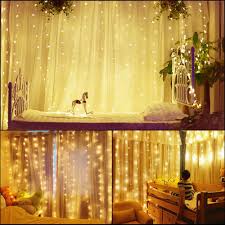 Led Window Curtain String Lights For Home Decor Rowe Lighting