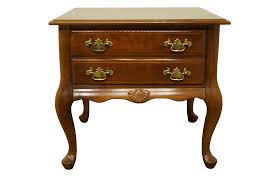 Get free shipping on qualified queen bedroom sets or buy online pick up in store today in the furniture department. Bassett Furniture Traditional Queen Anne Style Solid Cherry Square Accent End Table Chairish